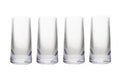 Orsina Eldon Ribbed Highball Glasses – Set of 4 Clear 420ml Tumblers