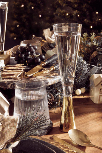 Orsina Eldon Ribbed Glass Tumblers – Set of 4 Clear 380ml Glasses