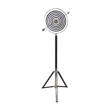 Orsina Nickel and Black Armillary Sphere – Modern Nautical Decor
