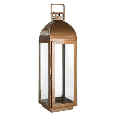 Orsina Ravi Large Copper Lantern – Stainless Steel Decorative Candleholder