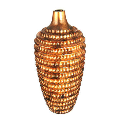 Orsina Cuprum Gold Vase – Handcrafted Metallic Decorative Accent