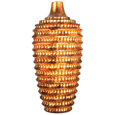 Orsina Cuprum Gold Vase – Handcrafted Metallic Decorative Accent