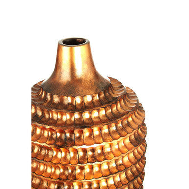 Orsina Cuprum Gold Vase – Handcrafted Metallic Decorative Accent