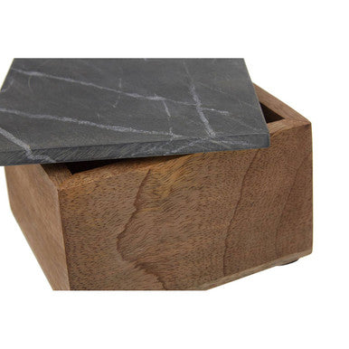 Orsina Kata Small Trinket Box – Grey Textured Decorative Storage