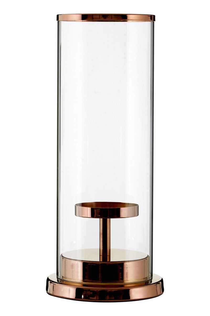 Orsina Kensington Townhouse Small Candle Holder – Bronze & Glass