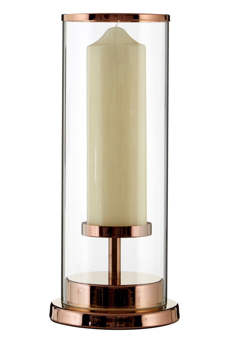 Orsina Kensington Townhouse Small Candle Holder – Bronze & Glass