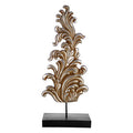 Orsina Damask Sculpture | Gold and Silver Polyresin Home Decor