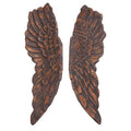 Orsina Plato Wings Wall Decoration – Distressed Brown Fibreglass Art