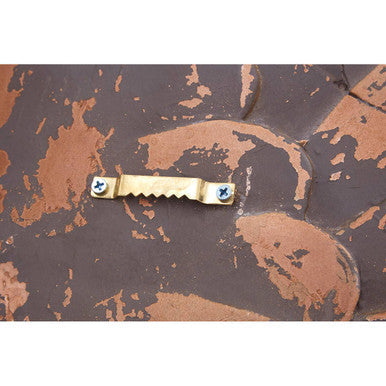 Orsina Plato Wings Wall Decoration – Distressed Brown Fibreglass Art