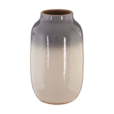 Orsina Domo Grey Earthenware Vase – Handcrafted Minimalist Decor