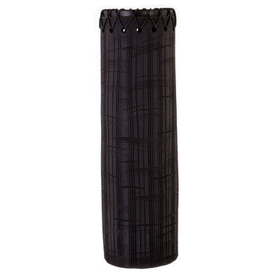 Orsina Conic Large Earthenware Vase – Jet Black Sculptural Decor