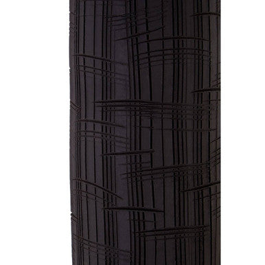 Orsina Conic Large Earthenware Vase – Jet Black Sculptural Decor