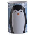 Orsina Parker the Penguin Large Money Tin – Blue Metal Coin Bank