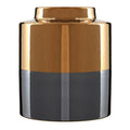 Orsina Stellar Dual Tone Metallic Finish Small Vase | Modern Decor