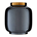 Orsina Stellar Black Metallic Vase – Modern Sculptural Table Decor