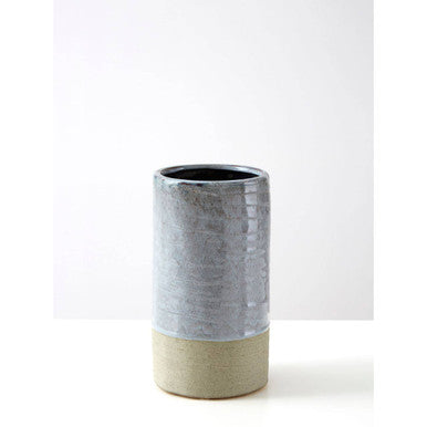 Orsina Caldera Small Grey Ceramic Vase – Nordic Style Minimalist Decor
