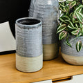 Orsina Caldera Small Grey Ceramic Vase – Nordic Style Minimalist Decor