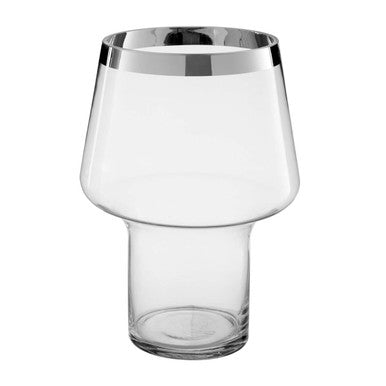 Orsina Verre Glass Vase – Clear Cylindrical Minimalist Home Decor