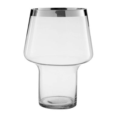 Orsina Verre Glass Vase – Clear Cylindrical Minimalist Home Decor