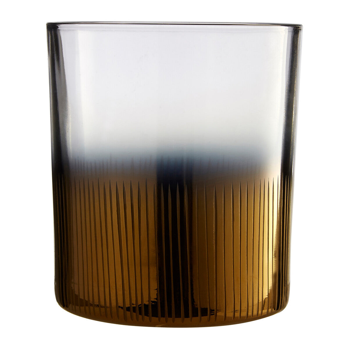 Orsina Gold Glass Tealight Holder – Textured Modern Candleholder