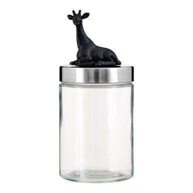 Orsina Boho Giraffe Glass Storage Jar | Airtight Decorative Canister