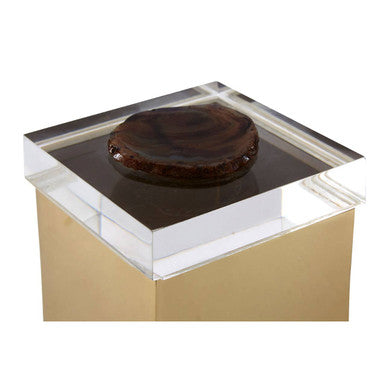 Orsina Black Agate Trinket Box – Small Acrylic Jewelry Storage Case