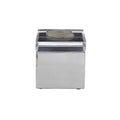 Orsina Bowerbird White Agate Trinket Box – Silver & Acrylic Jewelry Case
