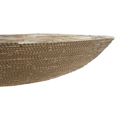 Orsina Hege Nickel Decorative Bowl – Twisted Metal Small Tabletop Decor