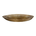Orsina Hege Brass Decorative Plate – Handcrafted Gold Twisted Wire Tray