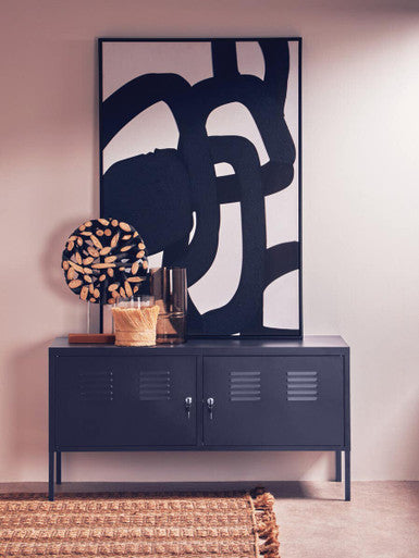 Orsina Optik Large Glass Vase – Smoked Two-Tonal Sculptural Decor
