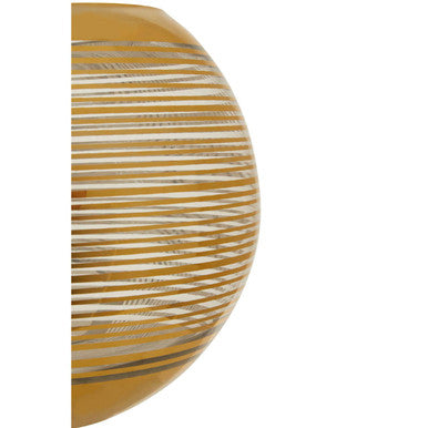 Orsina Raya Large Rounded Stripe Vase – Modern Decorative Centerpiece