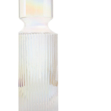Orsina Breamo Large Glass Vase – Modern Textured Cylinder Centerpiece
