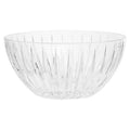 Orsina Beaufort Large Clear Crystal Bowl – Fluted Glass Serving Bowl