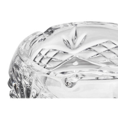 Orsina Beaufort Large Crystal Ashtray – Diamond Cut Glass Decor