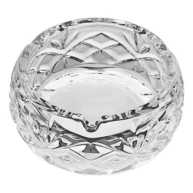 Orsina Beaufort Small Crystal Ashtray – Diamond Cut Glass Decor