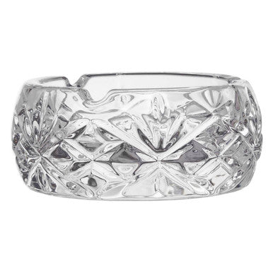 Orsina Beaufort Small Crystal Ashtray – Diamond Cut Glass Decor