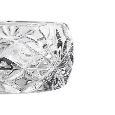 Orsina Beaufort Small Crystal Ashtray – Diamond Cut Glass Decor