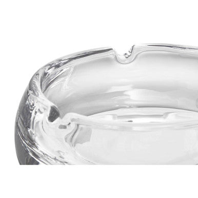 Orsina Beaufort Large Crystal Glass Ashtray – Luxury 3-Rest Design
