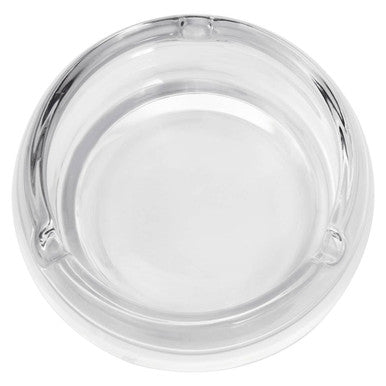 Orsina Beaufort Small Crystal Ashtray – Minimalist Round Glass Tray