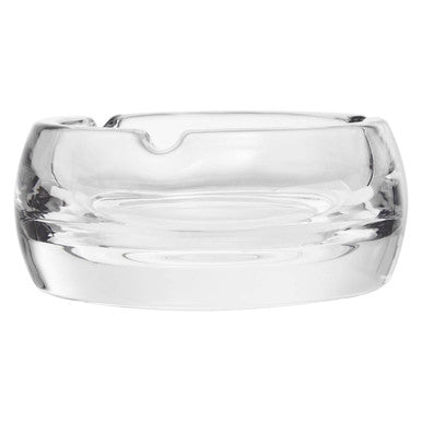 Orsina Beaufort Small Crystal Ashtray – Minimalist Round Glass Tray