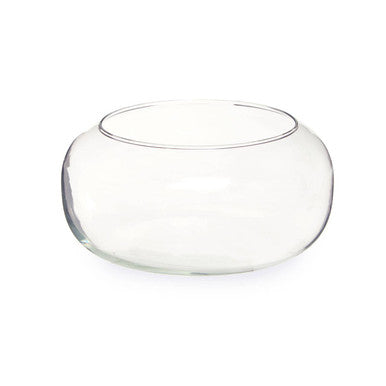 Orsina Ambra Clear Glass Bouquet Globe Vase – Modern Floral Centerpiece