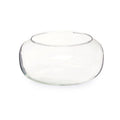 Orsina Ambra Clear Glass Bouquet Globe Vase – Modern Floral Centerpiece