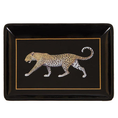 Orsina London Leo Leopard Decorative Tray | Modern Vanity Organizer