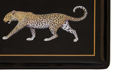 Orsina London Leo Leopard Decorative Tray | Modern Vanity Organizer