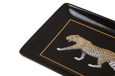 Orsina London Leo Leopard Decorative Tray | Modern Vanity Organizer