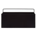 Orsina Asher Wall Plant Box – Matte Black Metal Vertical Planter