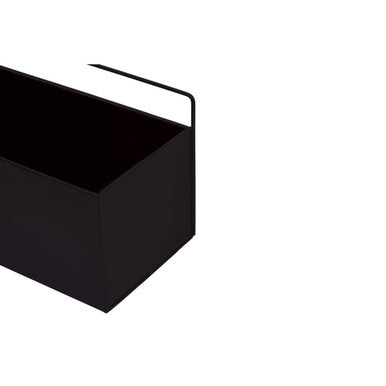 Orsina Asher Wall Plant Box – Matte Black Metal Vertical Planter