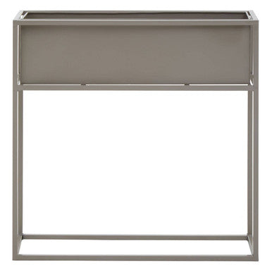 Orsina Asher Floor Standing Grey Plant Box | Minimalist Metal Planter