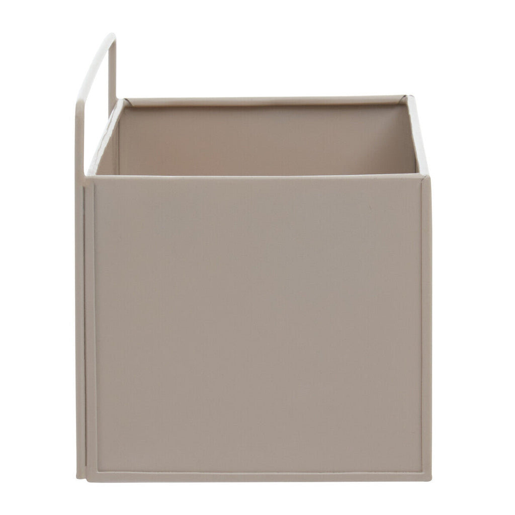 Orsina Asher Wall Plant Box – Grey Natural Metal Indoor Wall Planter