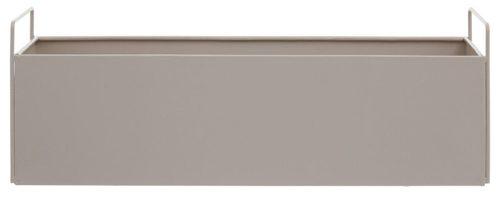 Orsina Asher Large Natural Metal Wall Plant Box – Minimalist Planter